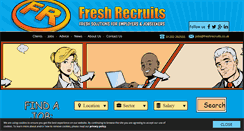 Desktop Screenshot of freshrecruits.co.uk